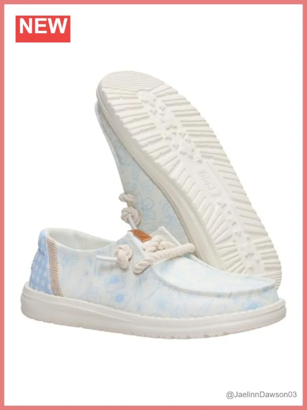 Women's Floral Slip On Loafers Canvas Lightweight Casual Shoes